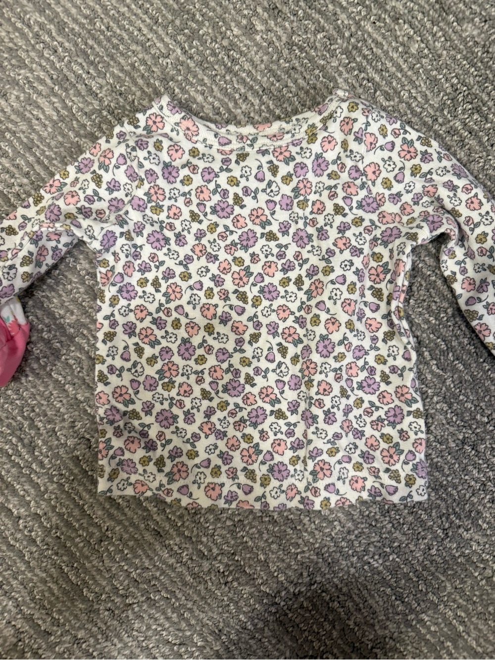 Baby Girl Clothes Bundle 0-3 Months 7 Piece Floral Hoodie Bodysuits Outfit Lot - Picture 6 of 15